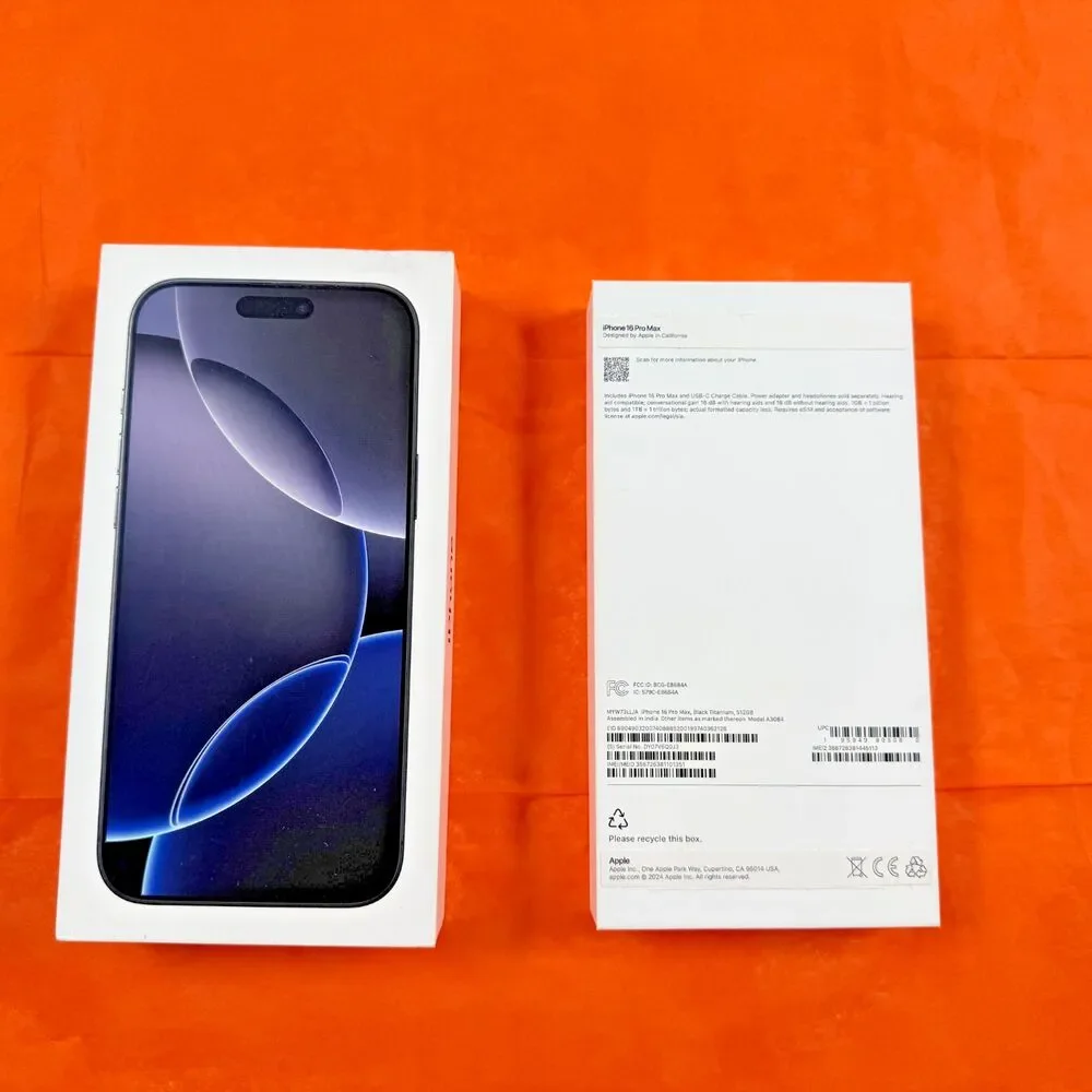 Apple iPhone 16 Pro Max Box Only – Original Packaging – Great Condition